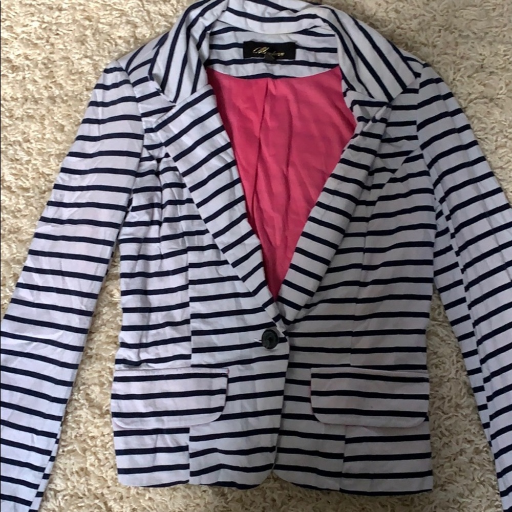 Striped Blazer